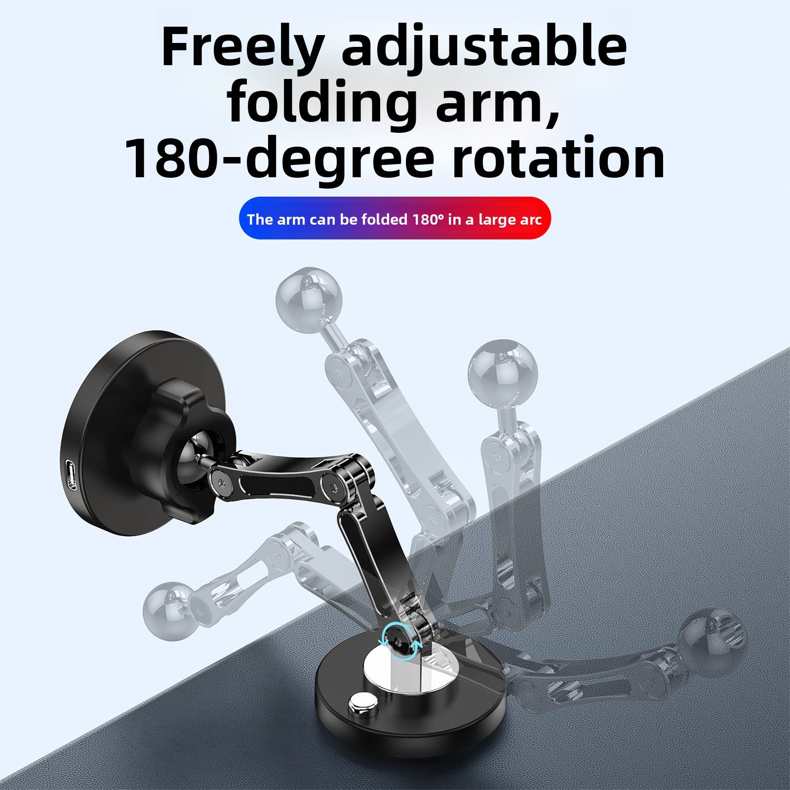 Magnetic Car Phone Holder with Wireless Charging