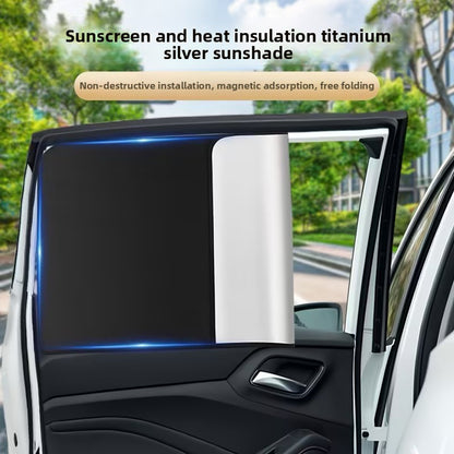 Magnetic Car Sunshade Curtain