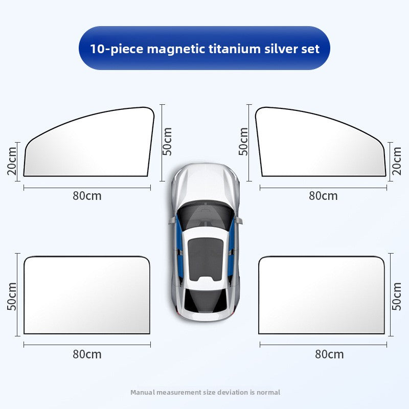 Magnetic Car Sunshade Curtain