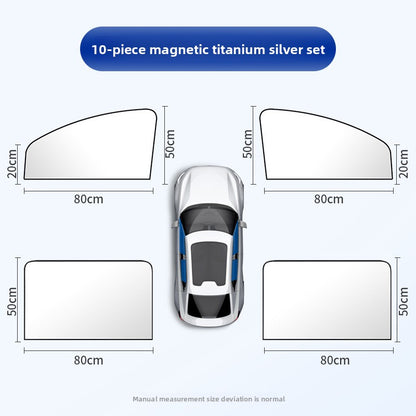 Magnetic Car Sunshade Curtain