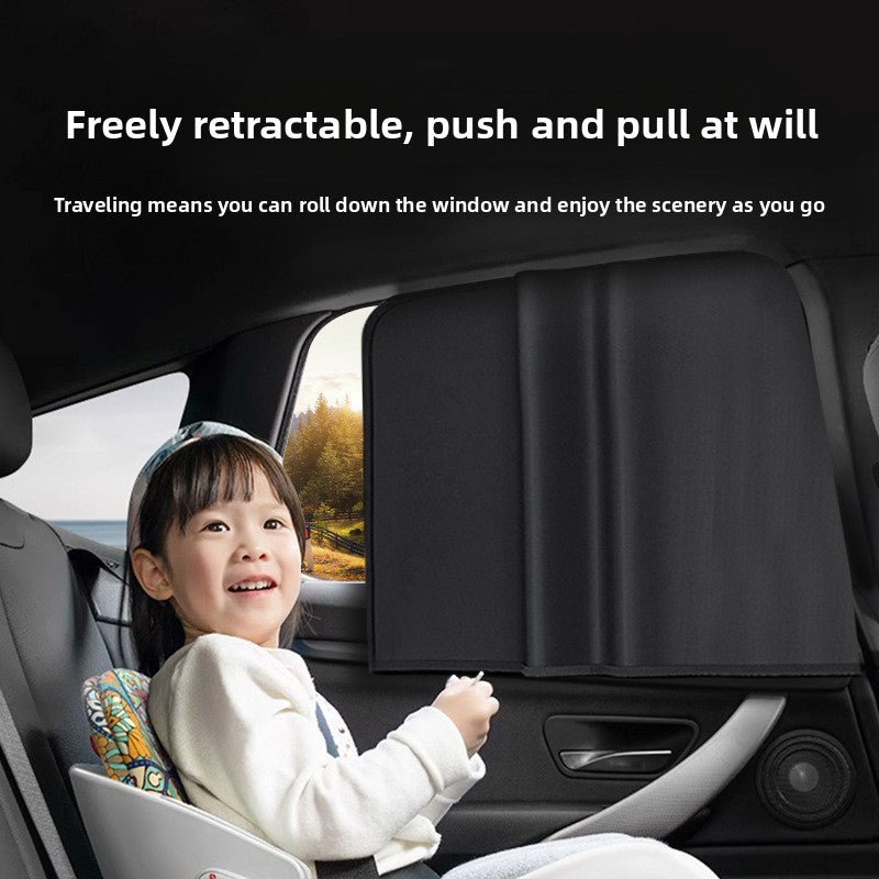 Magnetic Car Sunshade Curtain