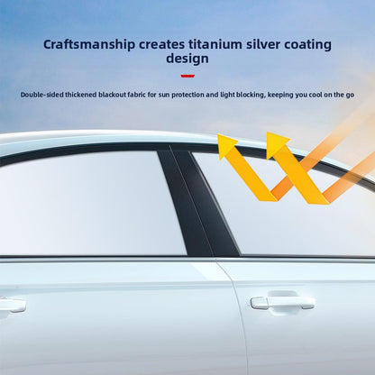 Magnetic Car Sunshade Curtain