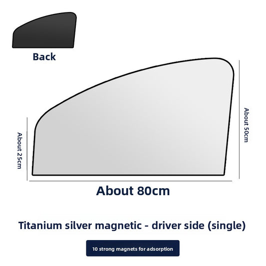Magnetic Car Sunshade Curtain