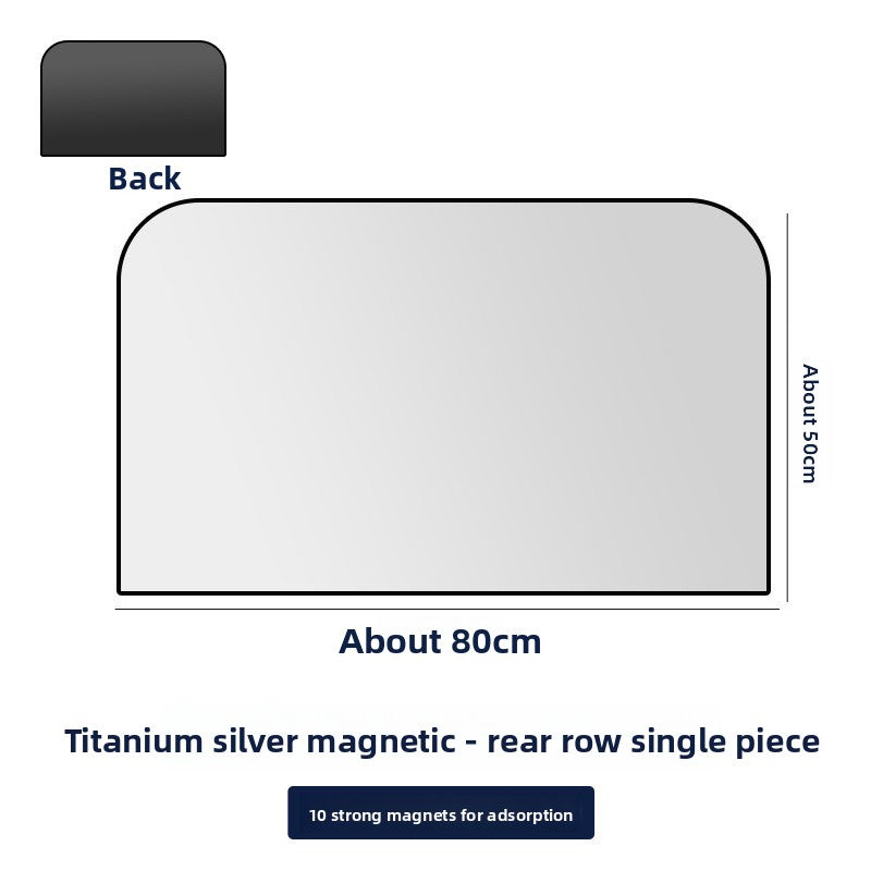 Magnetic Car Sunshade Curtain
