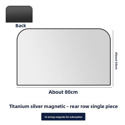 Magnetic Car Sunshade Curtain