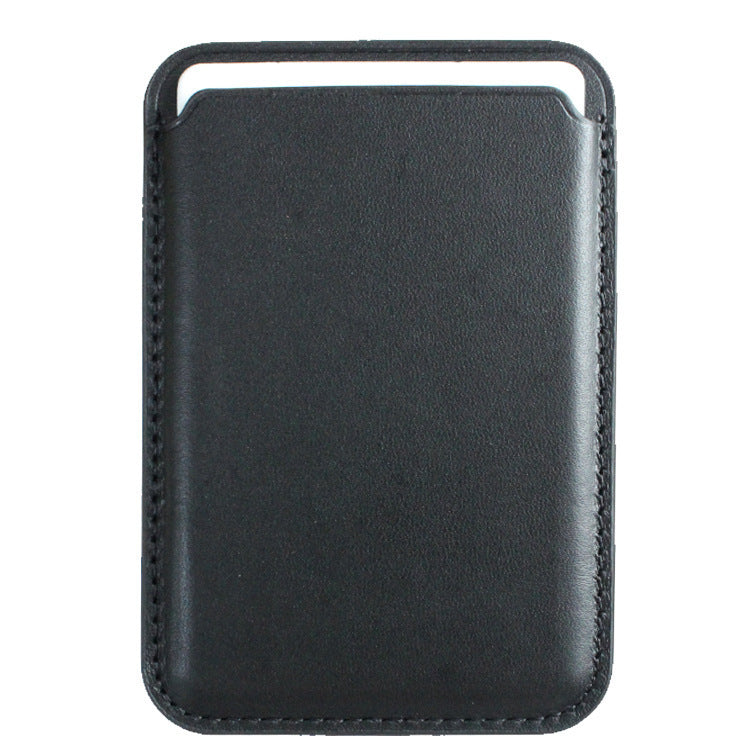 Magnetic Card Case for iPhone 12-15, PU Leather with Strong Hold
