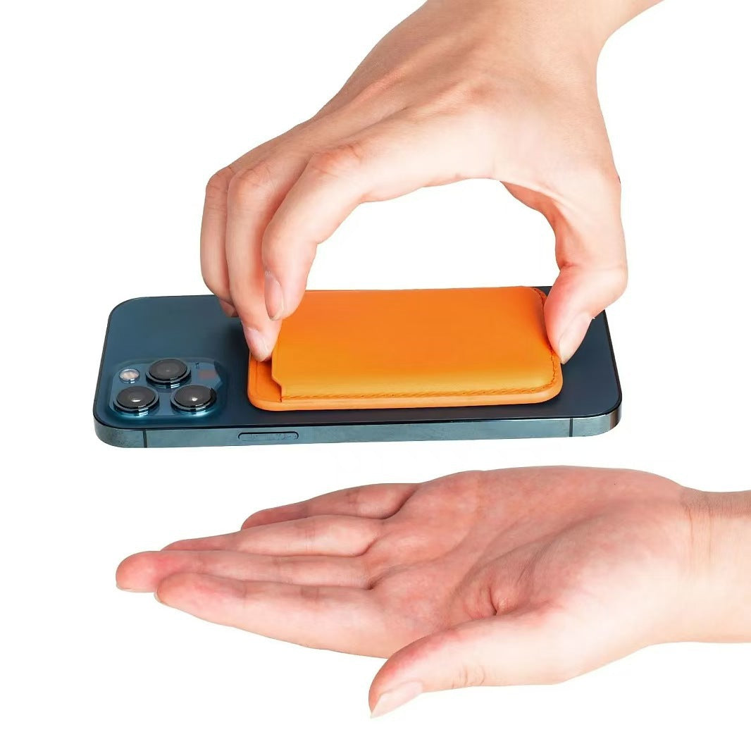 Magnetic card holder