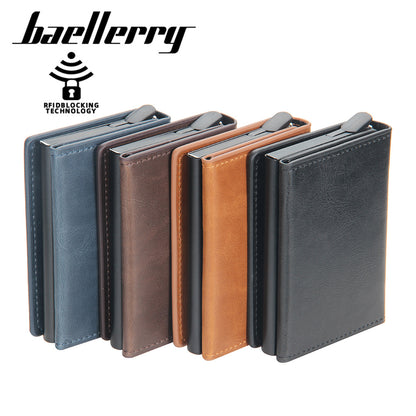 Magnetic card holder