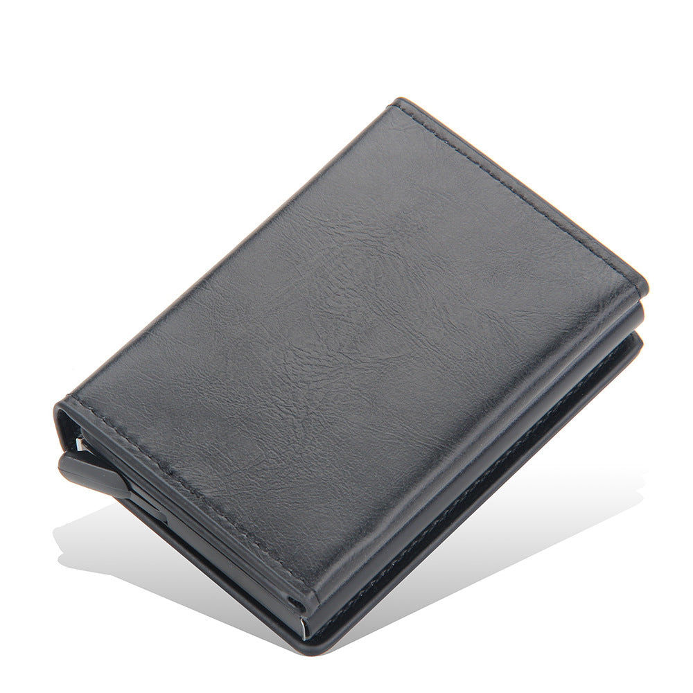 Magnetic card holder