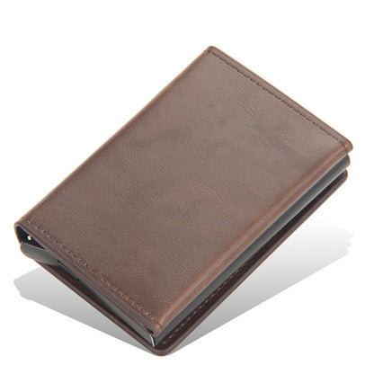 Magnetic card holder
