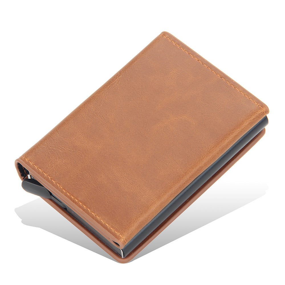 Magnetic card holder