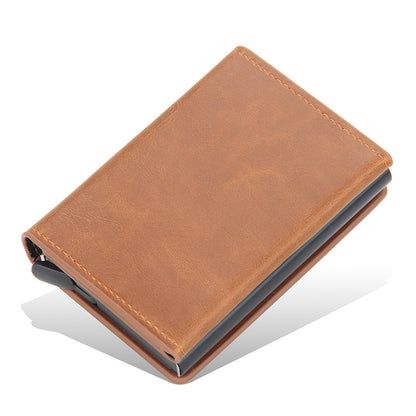 Magnetic card holder