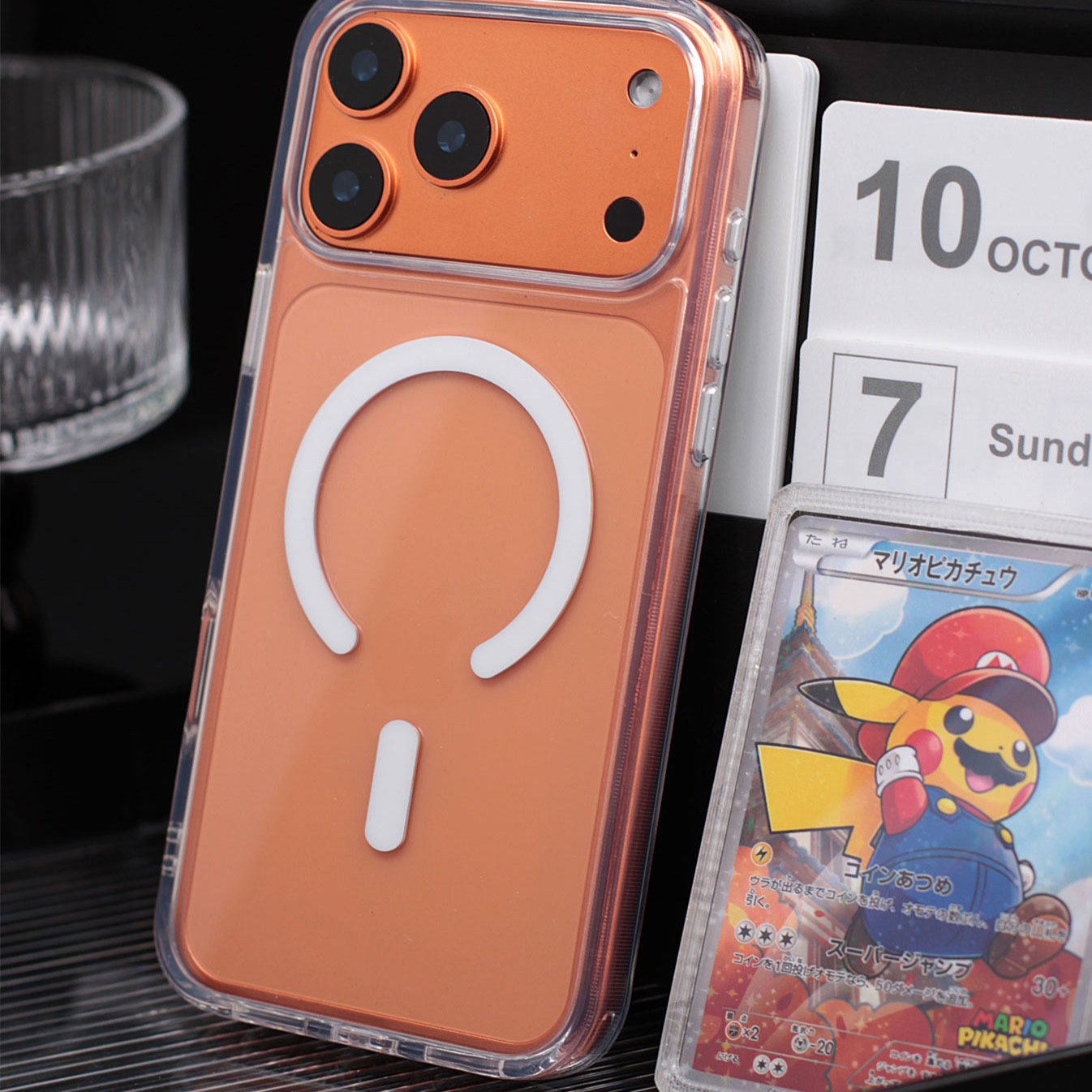 Magnetic Card Holder with Protective Case