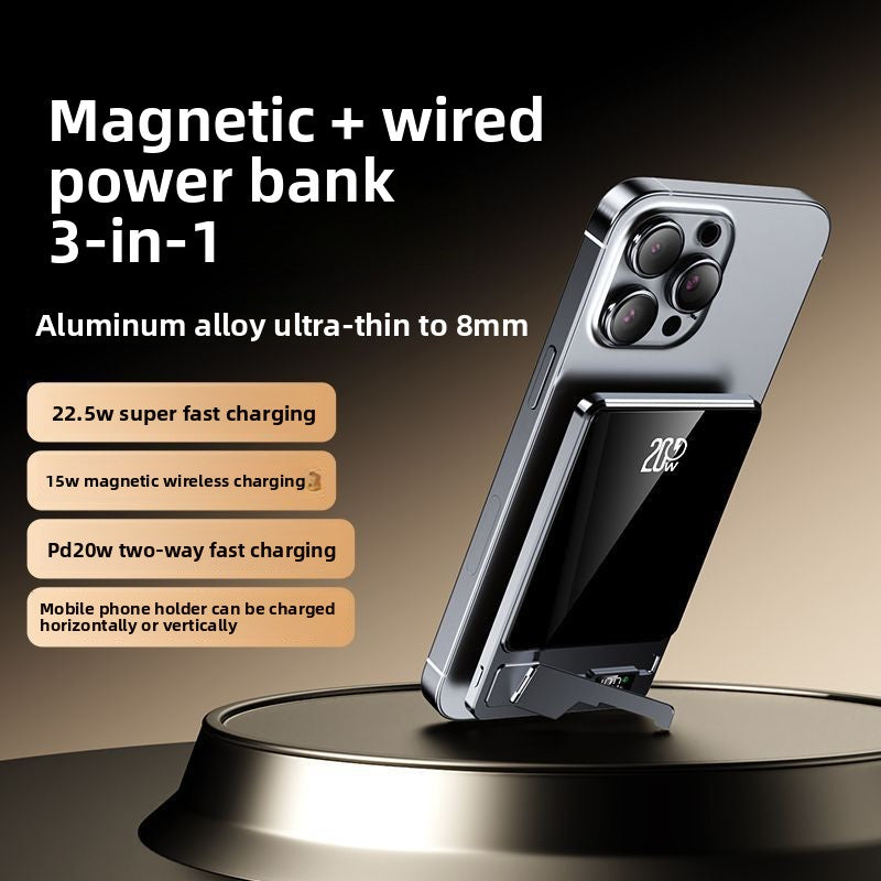 Magnetic charging bank