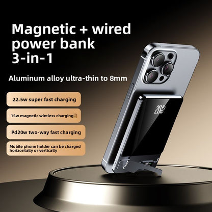 Magnetic charging bank