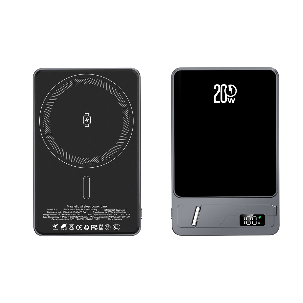 Magnetic charging bank