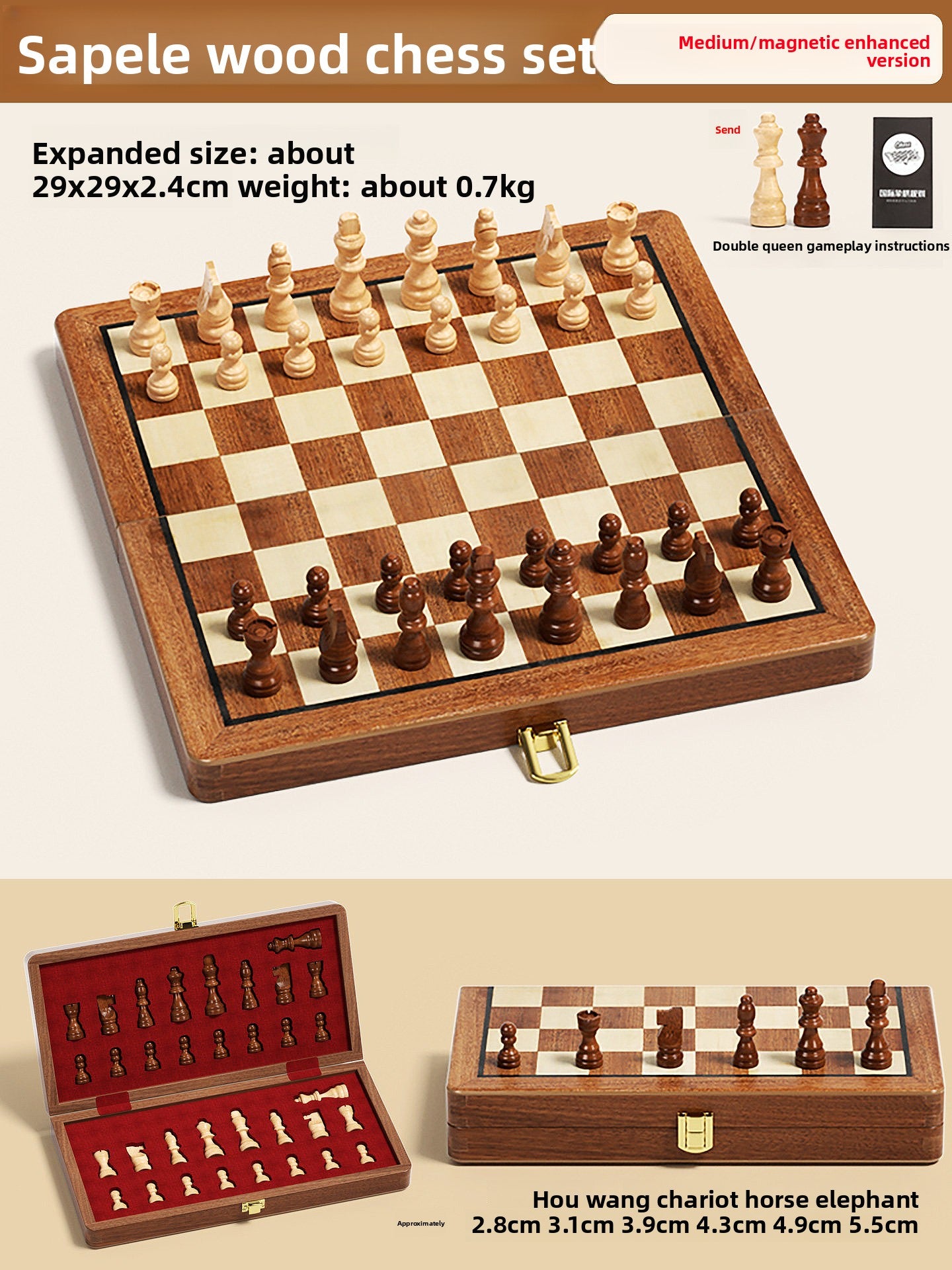 Magnetic chessboard