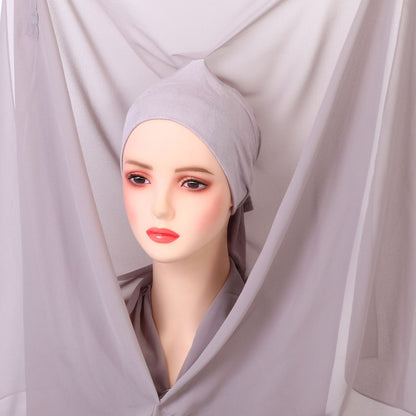 Magnetic-clasp integrated scarf