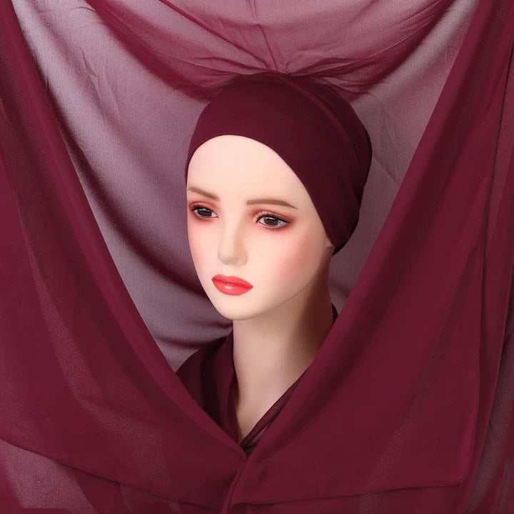 Magnetic-clasp integrated scarf