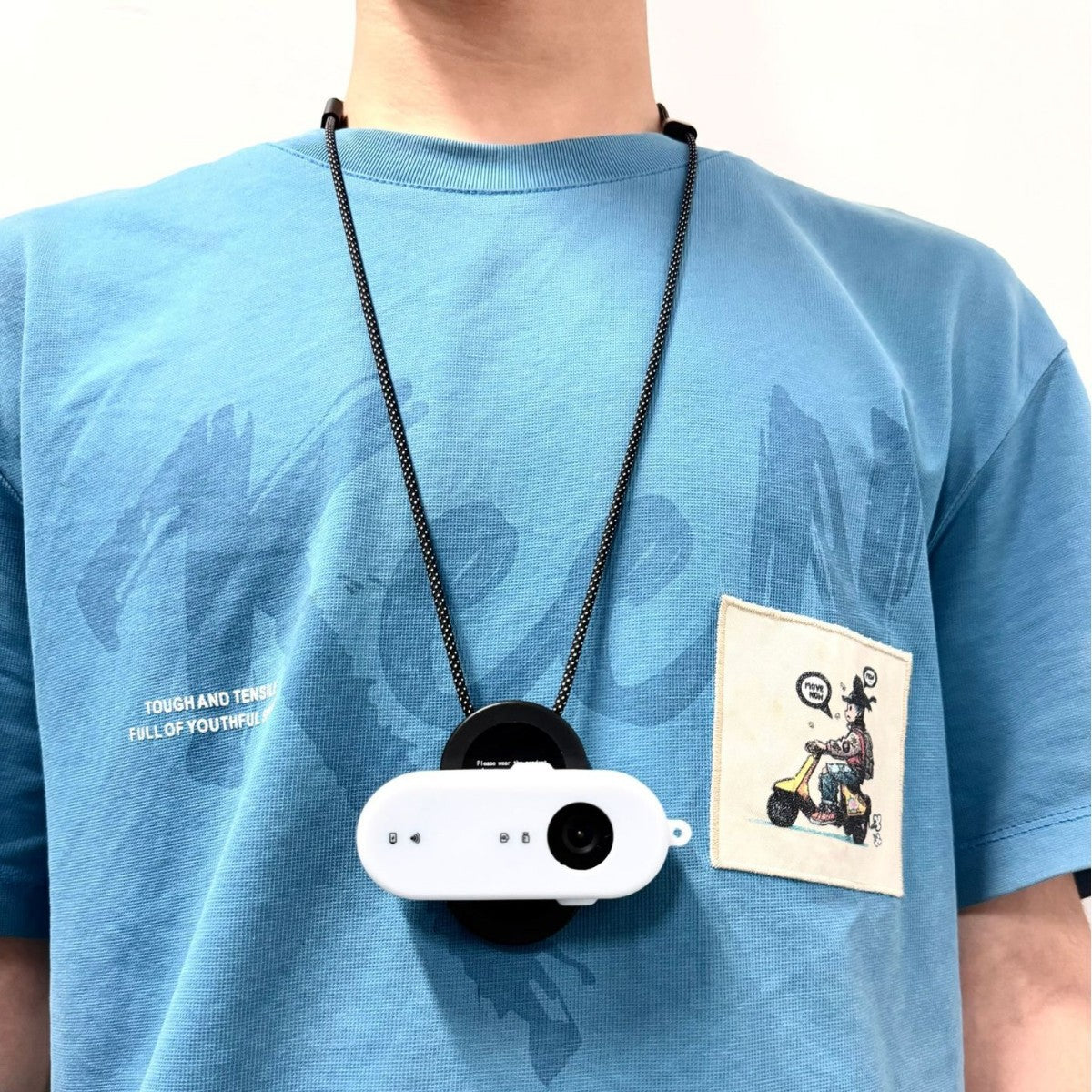 Magnetic clip-on camera