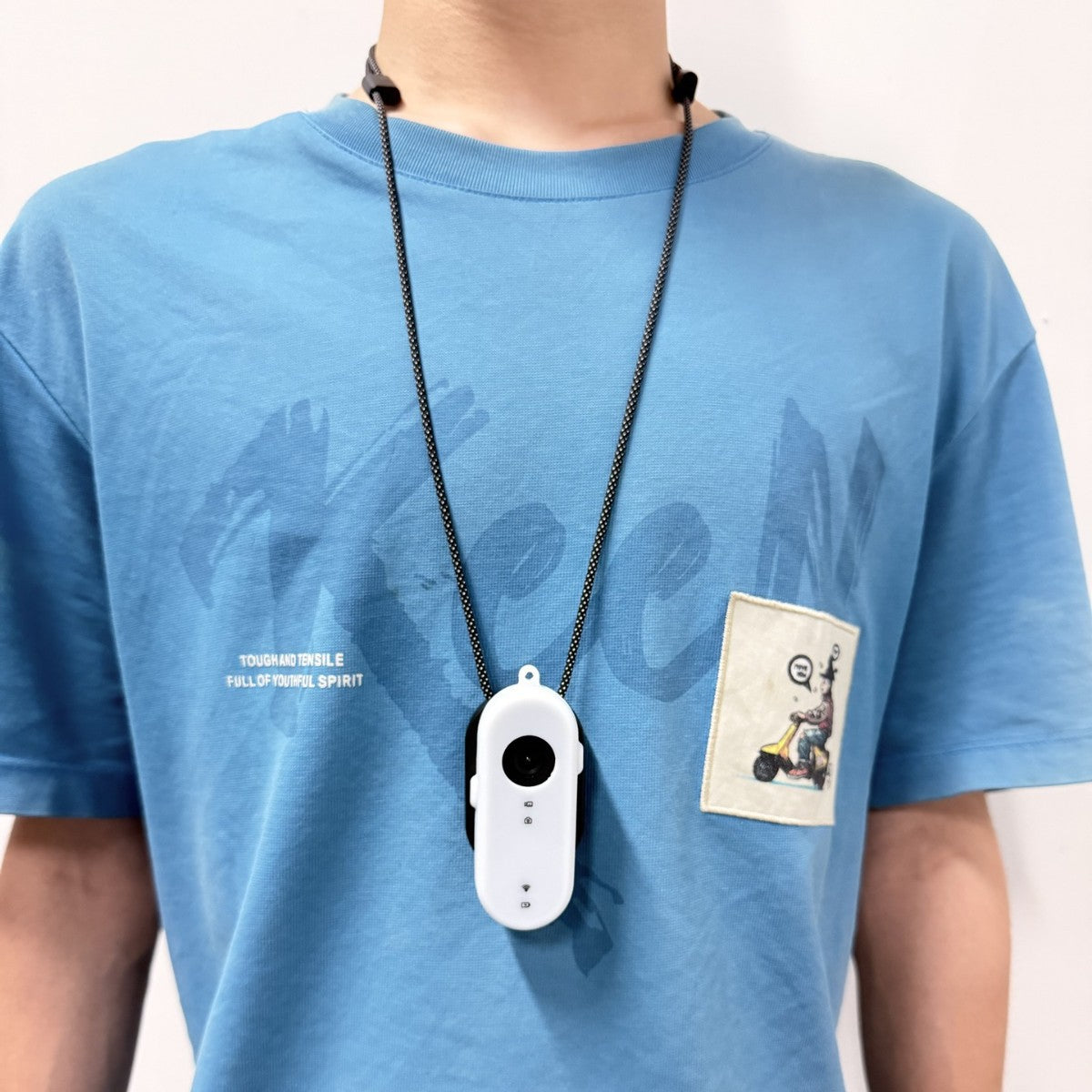 Magnetic clip-on camera