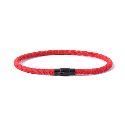 Magnetic Closure Bracelet with Milan Rope