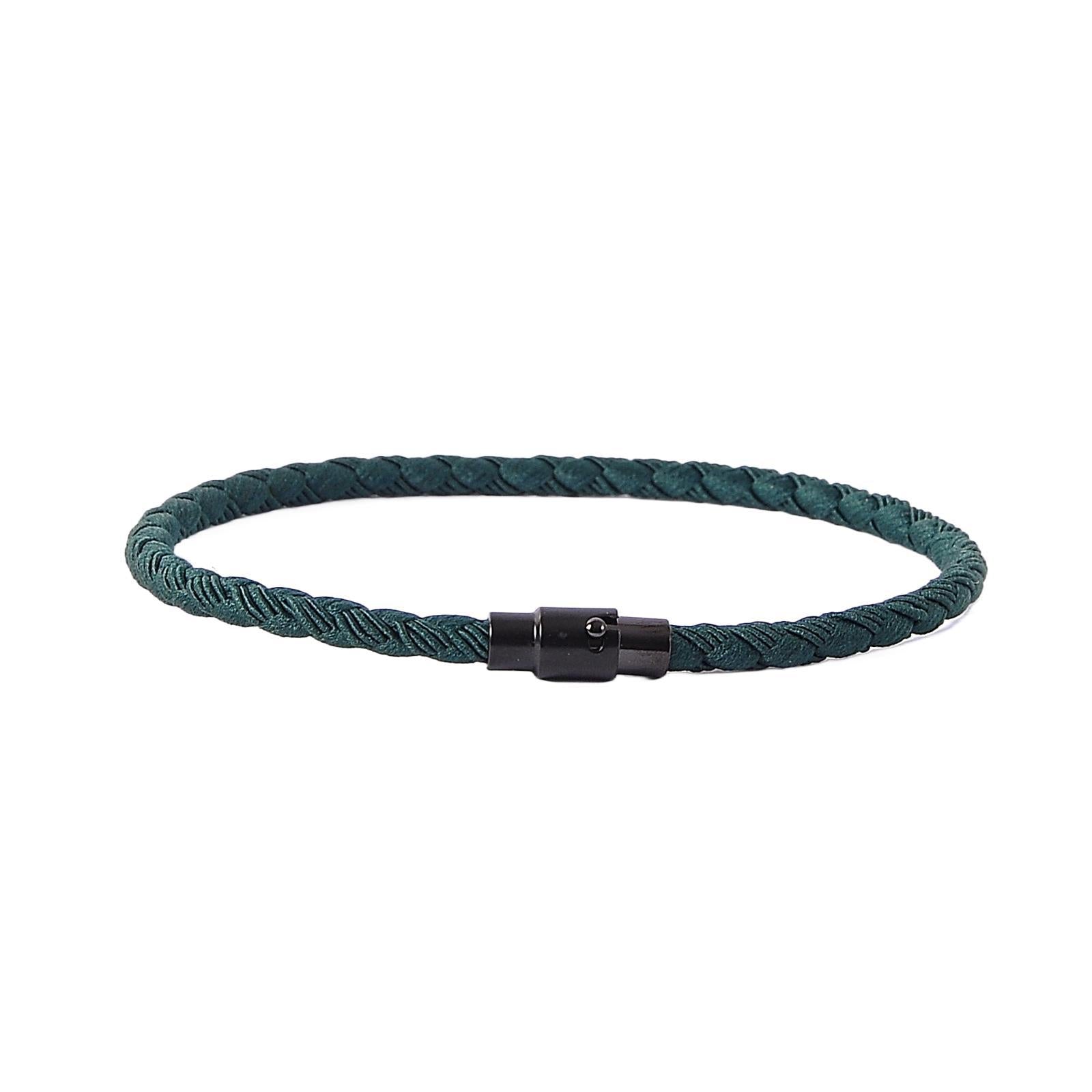 Magnetic Closure Bracelet with Milan Rope