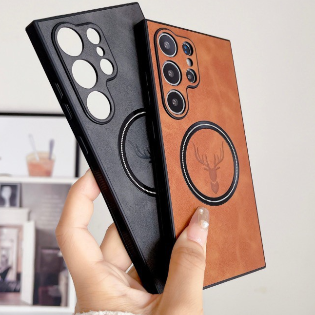 Magnetic Cloth Pattern Phone Case for Samsung Series