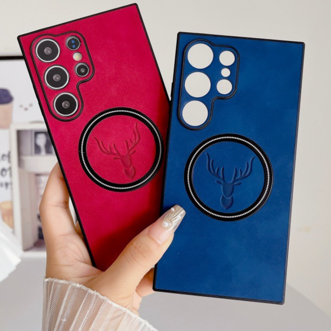 Magnetic Cloth Pattern Phone Case for Samsung Series