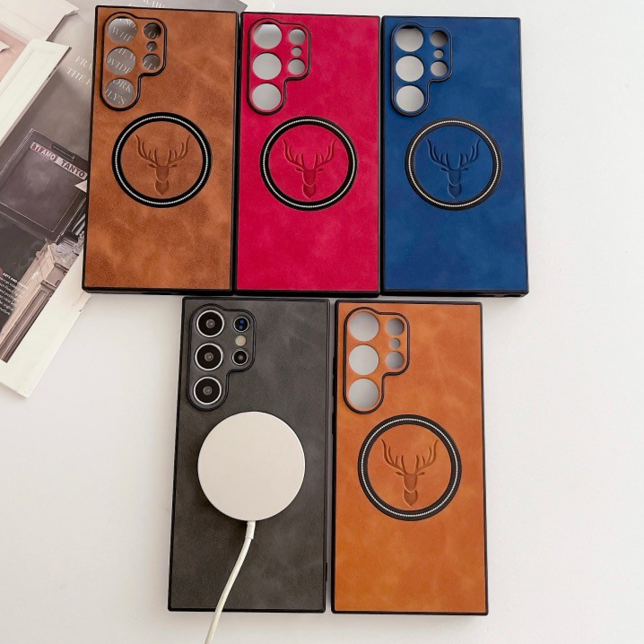 Magnetic Cloth Pattern Phone Case for Samsung Series