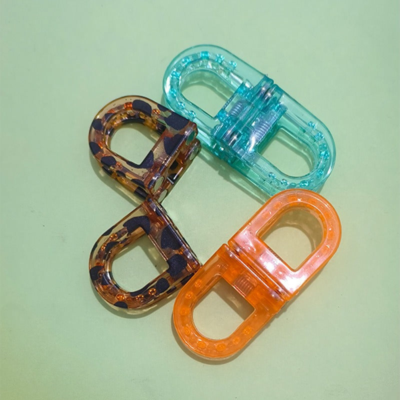Magnetic Colorful Transparent Hair Clips