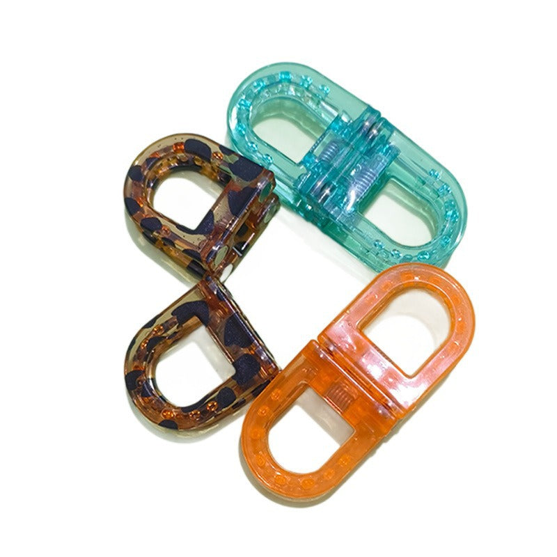 Magnetic Colorful Transparent Hair Clips