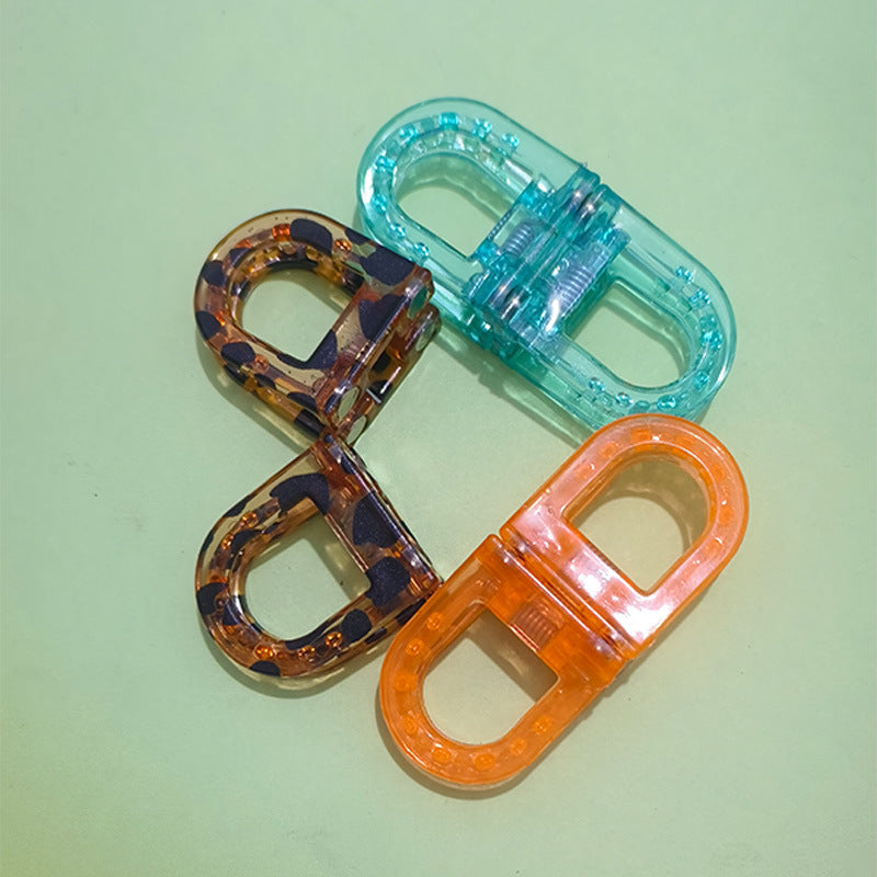 Magnetic Colorful Transparent Hair Clips
