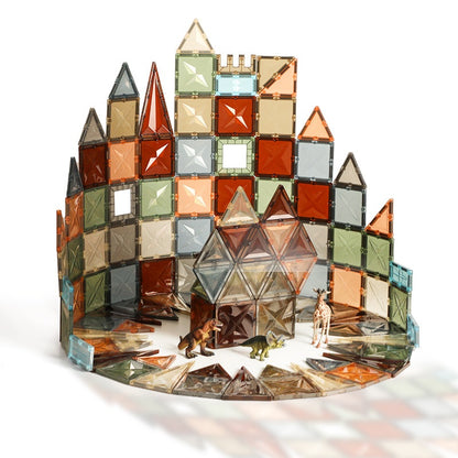 Magnetic Construction Blocks with Color Windows
