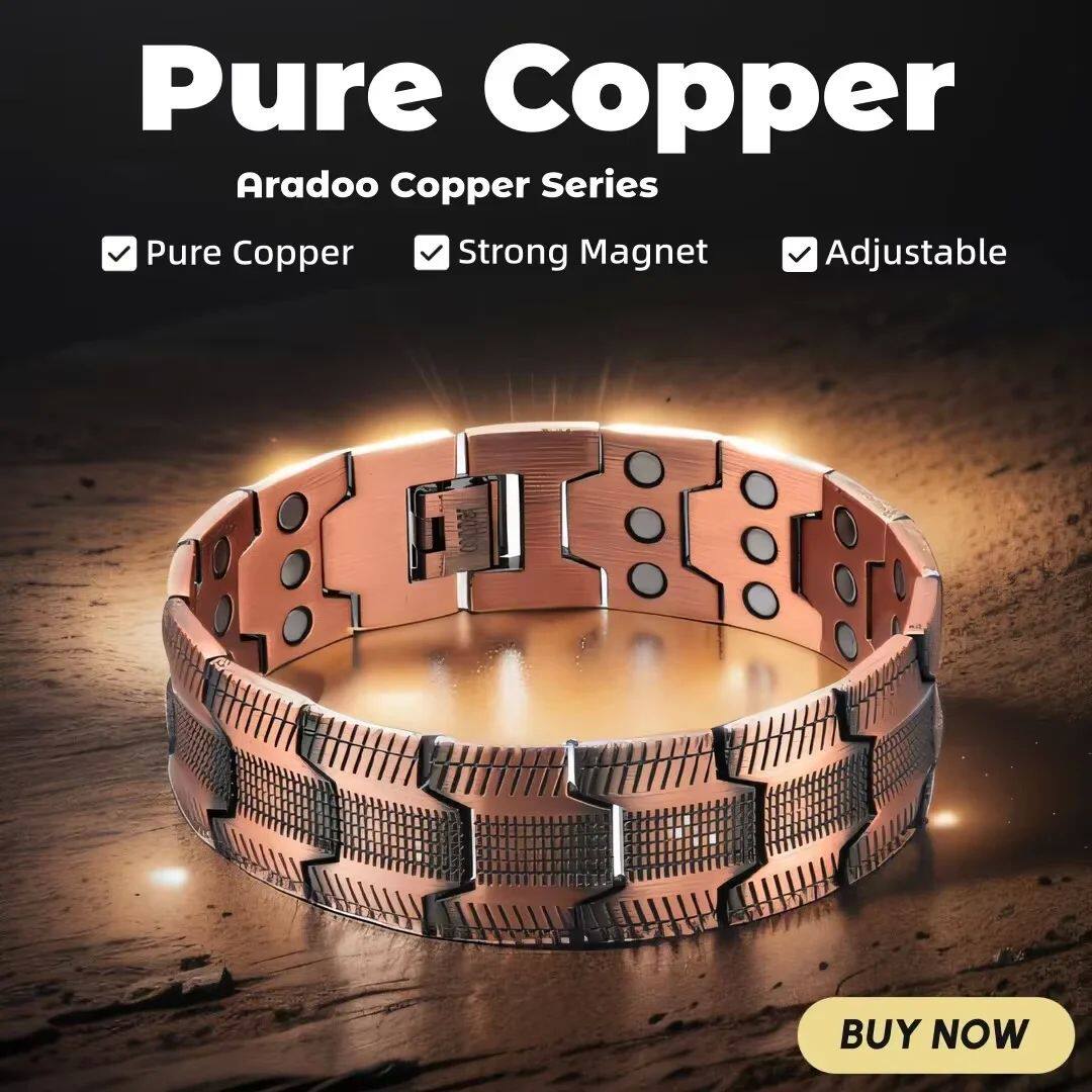 Magnetic Copper Bracelet 3500 Gauss
