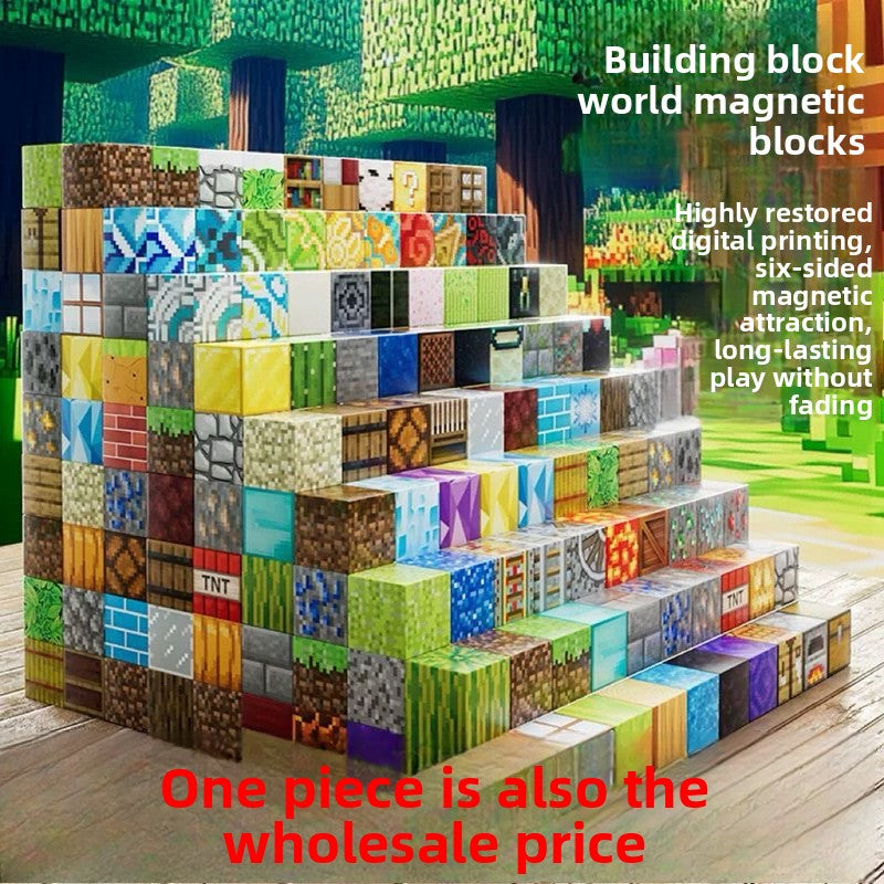 Magnetic Cube Building Blocks Educational Toy