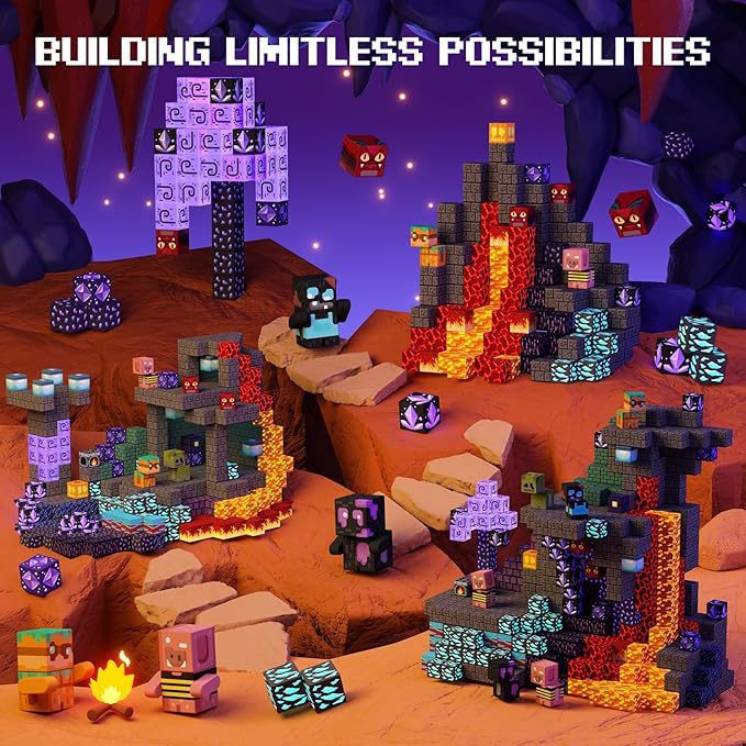 Magnetic Cube Building Blocks