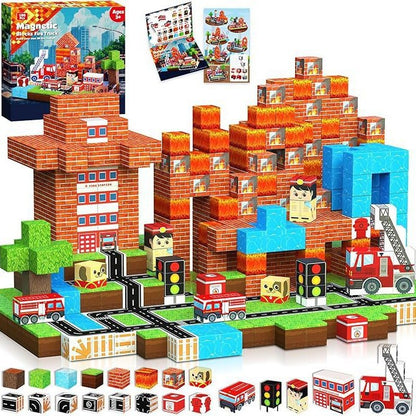 Magnetic Cube Building Blocks