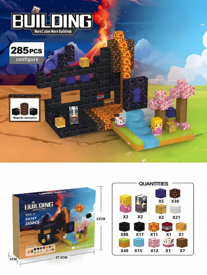 Magnetic Cube Building Blocks