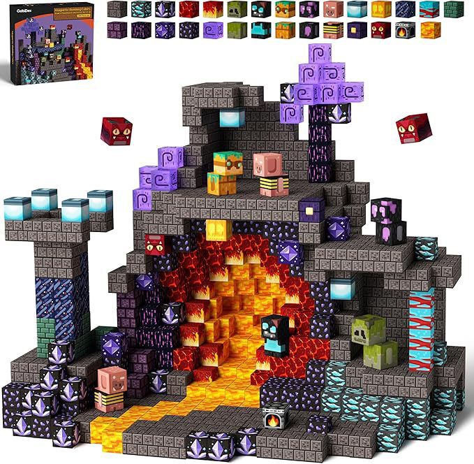 Magnetic Cube Building Blocks