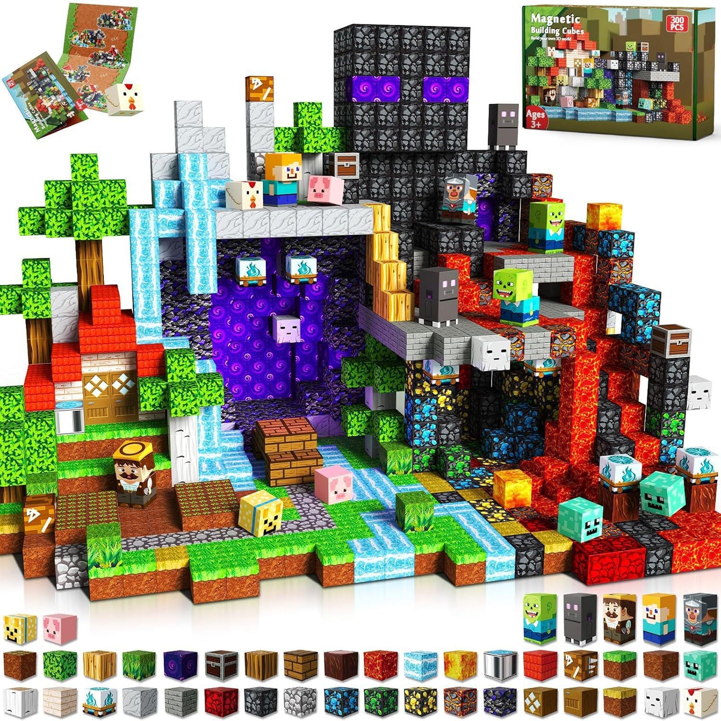 Magnetic Cube Building Blocks