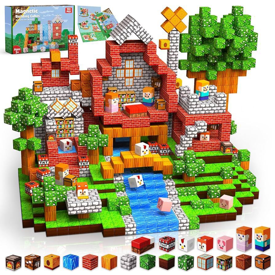 Magnetic Cube Building Blocks