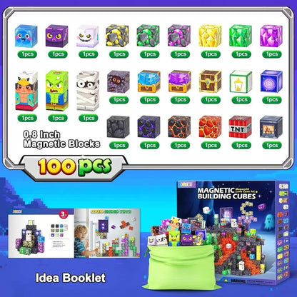 Magnetic Cube Building Blocks