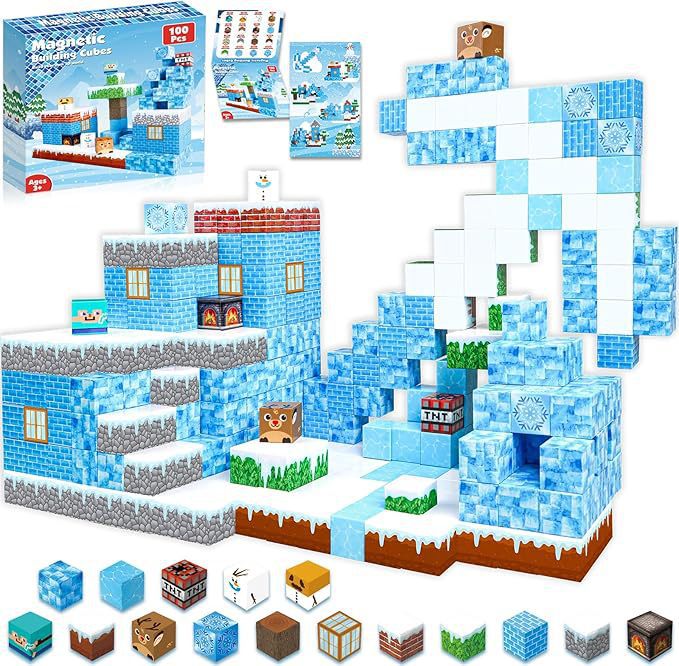 Magnetic Cube Building Blocks
