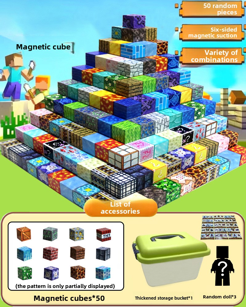 Magnetic cube Dogwood