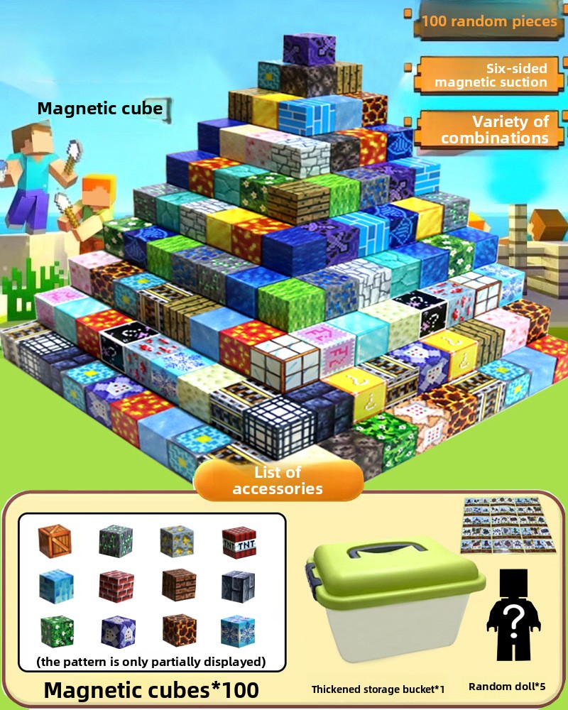 Magnetic cube Dogwood