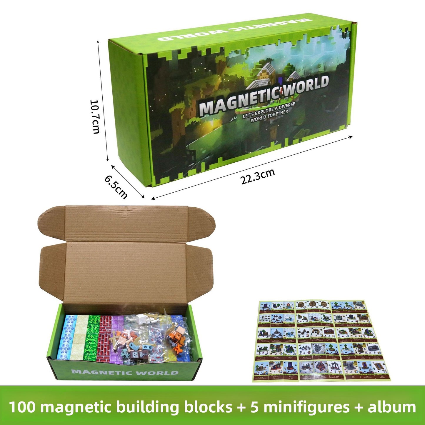 Magnetic cube Dogwood