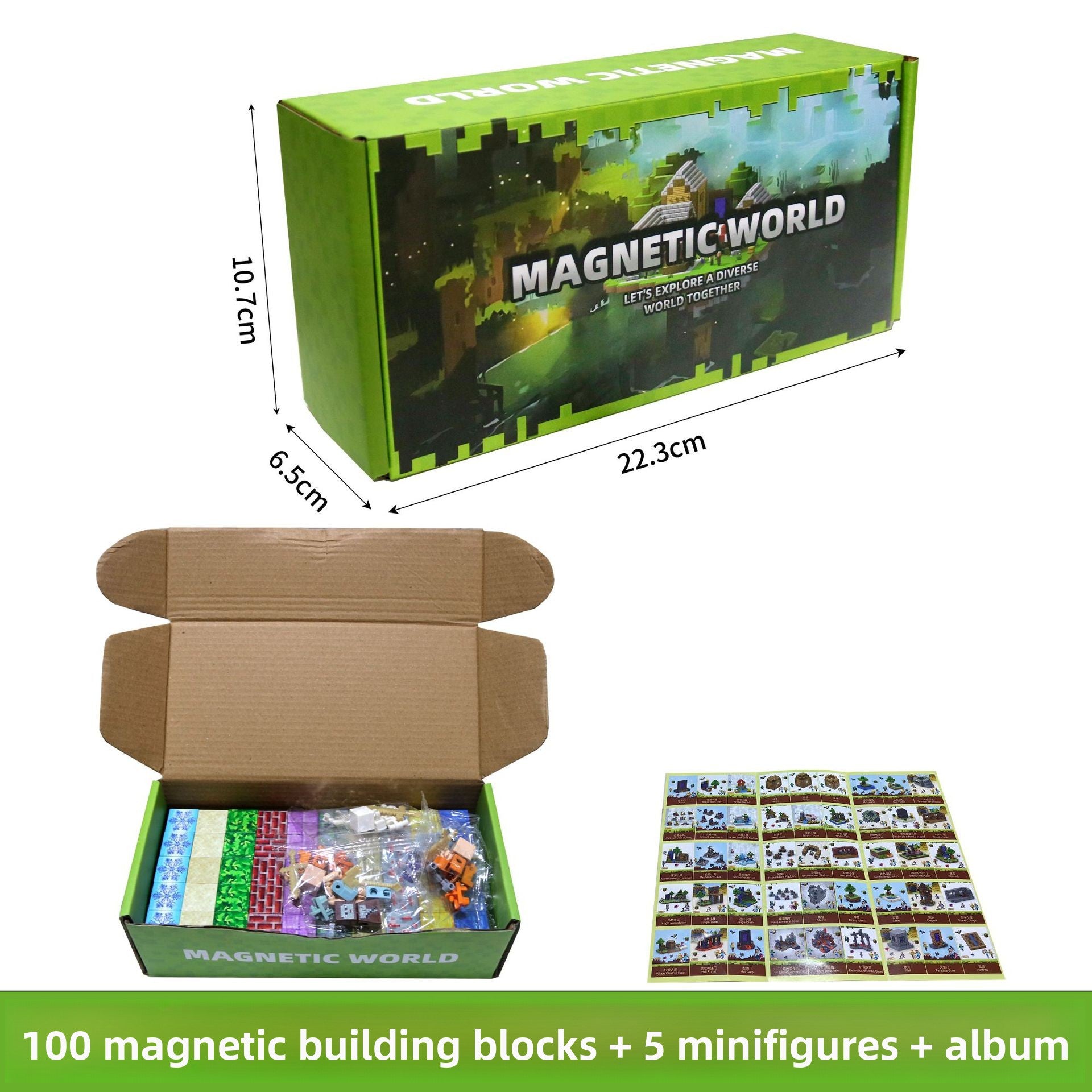 Magnetic cube Dogwood