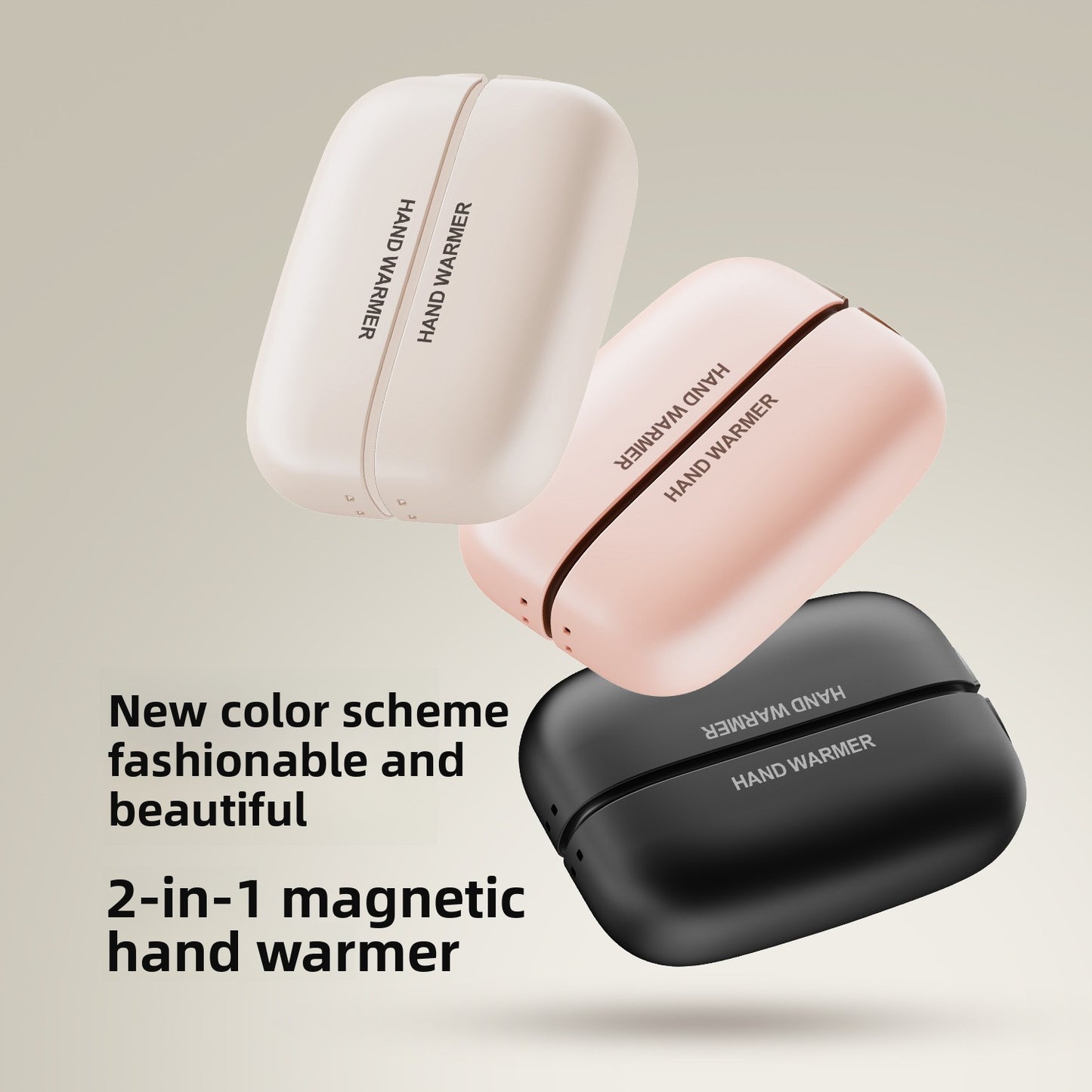 Magnetic Digital Hand Warmer with Three Heating Levels