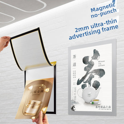 Magnetic Display Frame for Photos and Documents